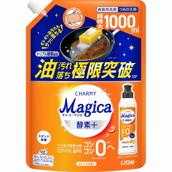 CHARMY Magica 酵素＋ オレンジの香り つめかえ用 1000mL