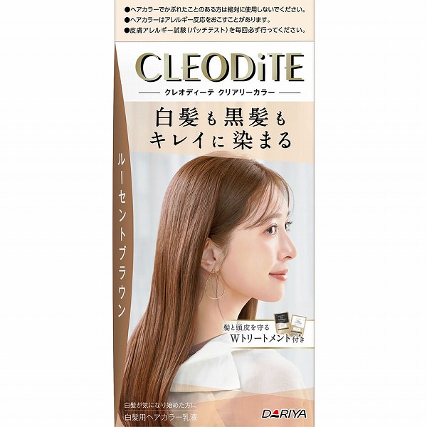 クレオディーテ クリアリーカラー (白髪用) ルーセントブラウン【医薬部外品】
