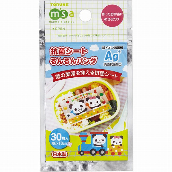 抗菌シート るんるんパンダ 30枚