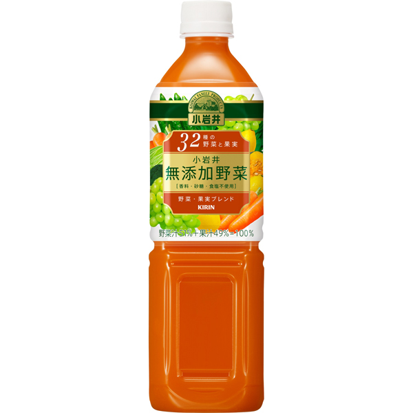 キリン 小岩井 無添加野菜 32種野菜と果実 PET 930g×12本入り×2ケース（計24本）
