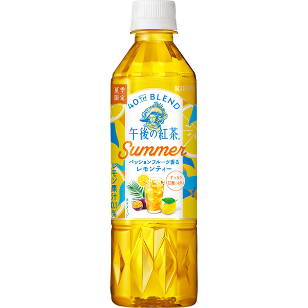 午後の紅茶 40TH BLEND パッションフルーツ香るレモンティー 500ml×24本 (1ケース)