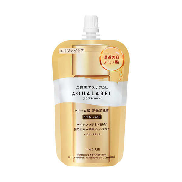 アクアレーベル  トリートメントミルク （オイルイン） とてもしっとり （つめかえ用） 110mL