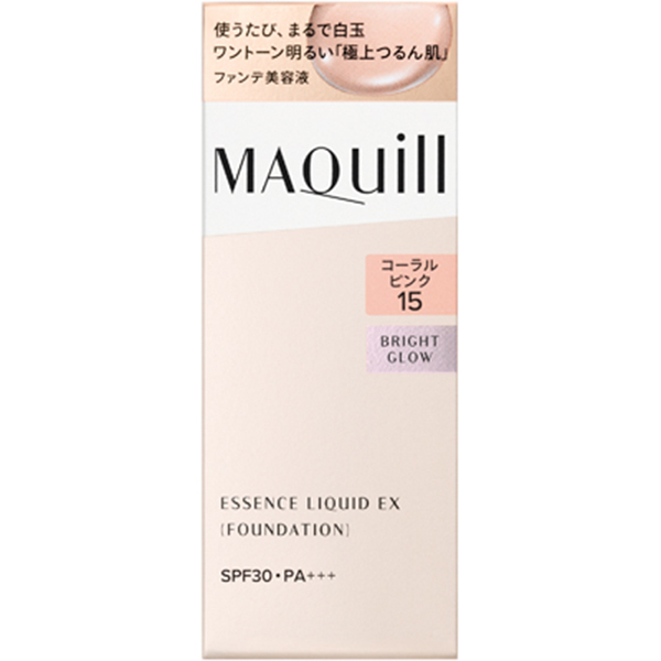 マキアージュ エッセンスリキッド EX ブライトグロウ コーラルピンク15 24mL