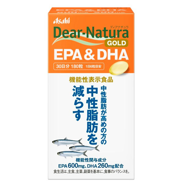 ディアナチュラゴールド ＥＰＡ＆ＤＨＡ 30日分 180粒【機能性表示食品】