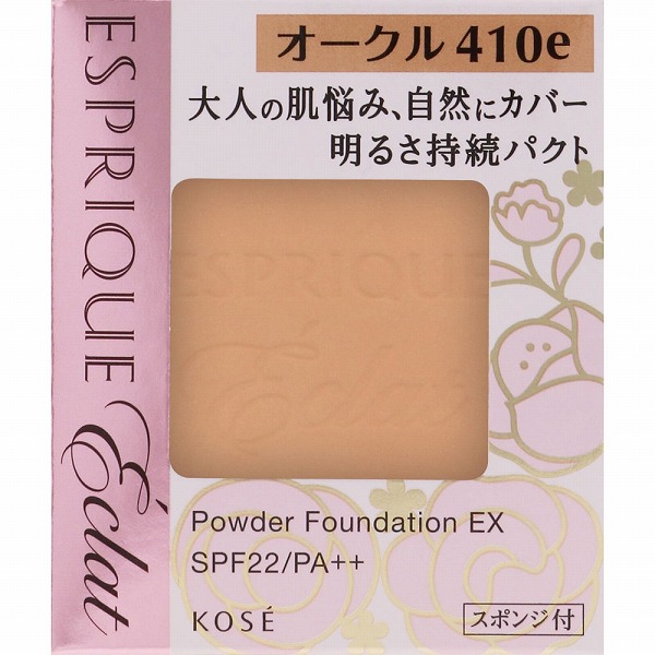 エスプリーク エクラ 明るさ持続 パクト EX OC410e オークル410e 9.3g