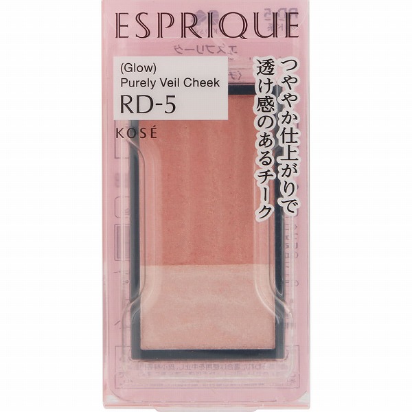 エスプリーク ピュアリーベール チーク RD-5 レッド系 3.3g
