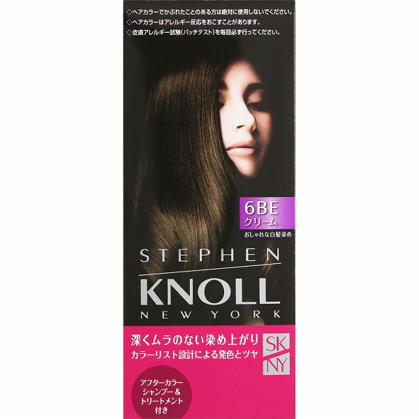 スティーブンノル カラークチュール クリームヘアカラー 6BE ベージュブラウン 1個【医薬部外品】
