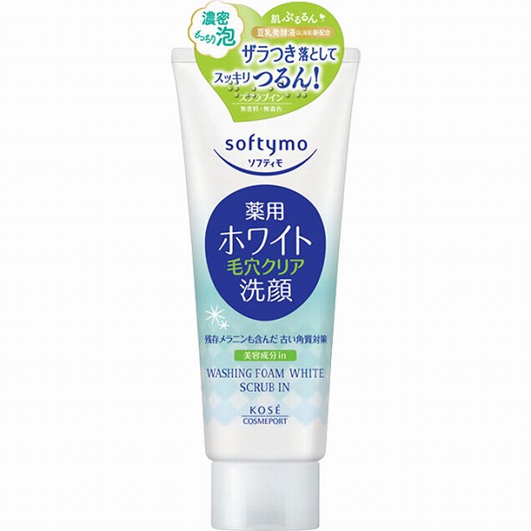 ソフティモ 薬用洗顔フォーム （ホワイト） スクラブイン 150g【医薬部外品】