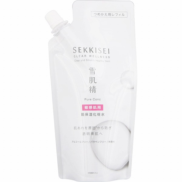 雪肌精 クリアウェルネス ピュア コンク SS つめかえ用 170mL