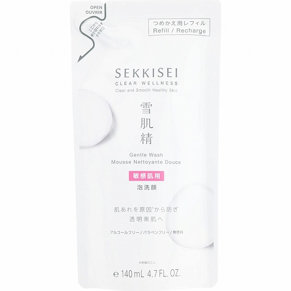 雪肌精 クリアウェルネス ジェントル ウォッシュ 140mL