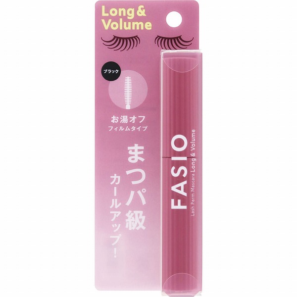 ファシオ まつパ級 フィルム マスカラ （ロング＆ボリューム） 01 ブラック 6g