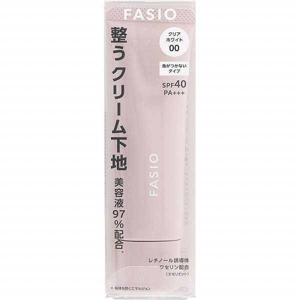 ファシオ うるおい整う クリーム下地 00 クリアホワイト 30g
