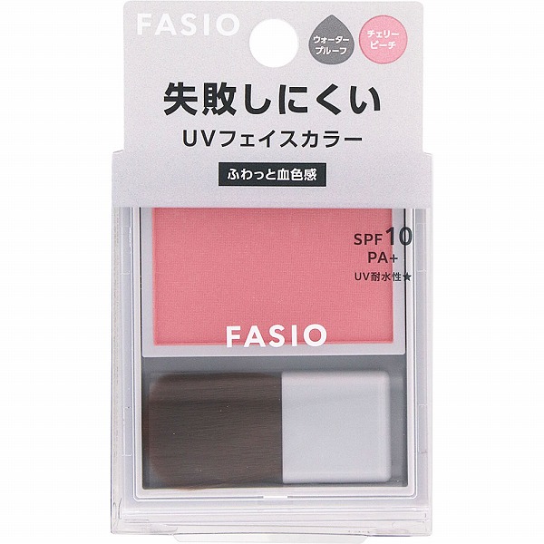 ファシオ 失敗しにくい フェイスカラー UV （血色感タイプ） 02 チェリーピーチ 2.5g