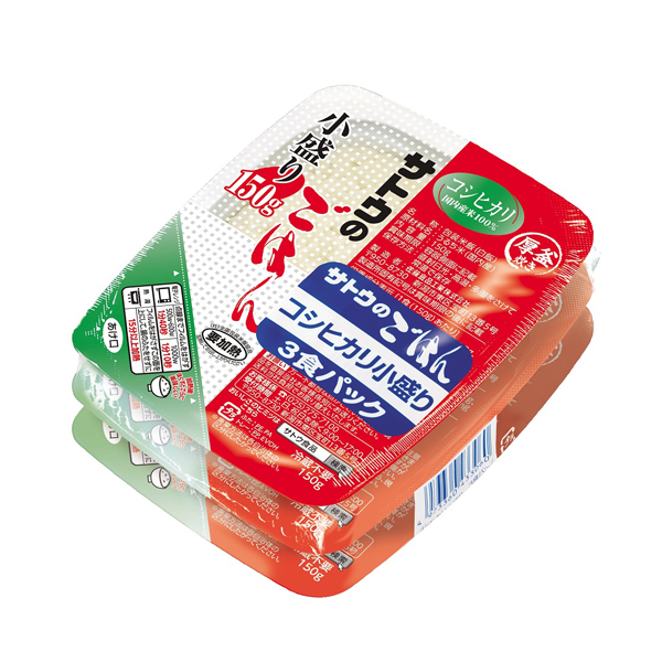 サトウのごはん こだわりコシヒカリ小盛り 150g×3食パック×12(36食)