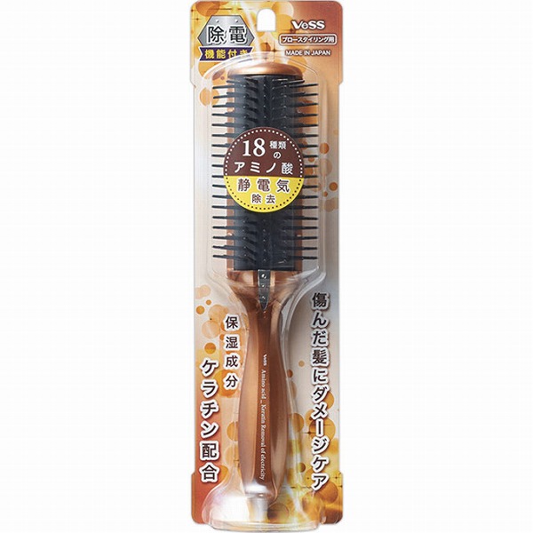 ベス工業 アミノ酸 (ケラチン配合) 除電ブラシ 大