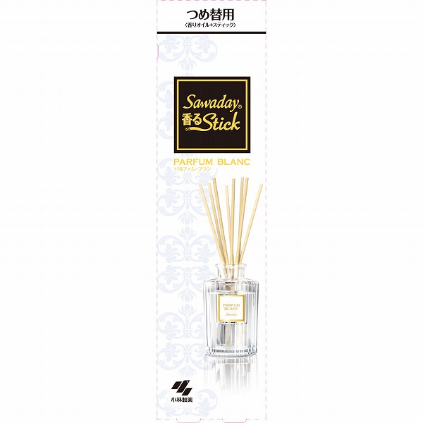 小林製薬 Sawaday 香るStick つめ替用 パルファムブラン (70mL)