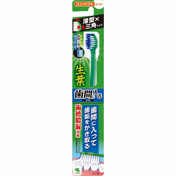 生葉歯間に入るブラシ コンパクト ふつう ※色は選べません