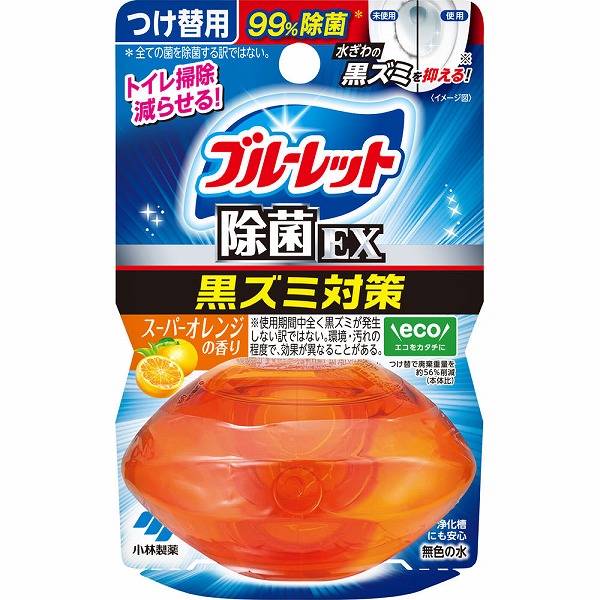 液体ブルーレットおくだけ除菌EX つけ替用 スーパーオレンジ 67mL