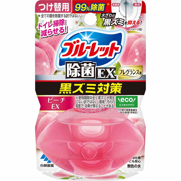 液体ブルーレットおくだけ除菌EX フレグランス つけ替用 ピーチEX 67mL