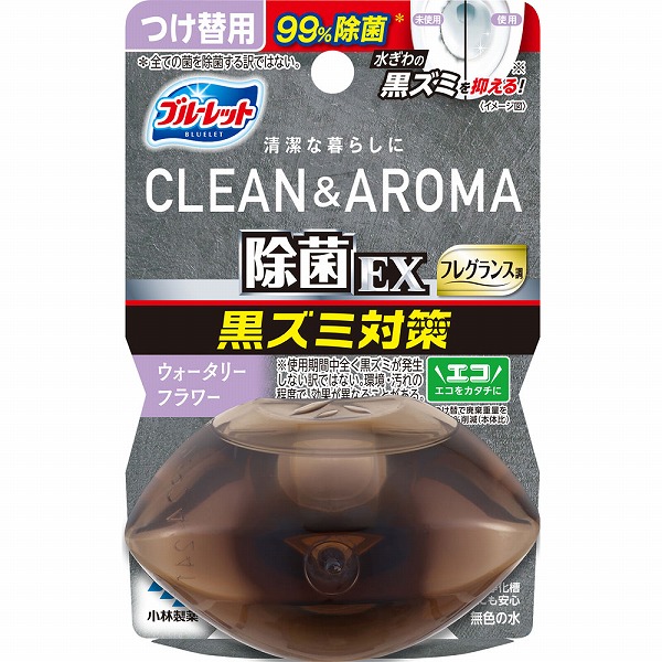 液体ブルーレットおくだけ除菌EX フレグランス つけ替用 クリーンアンドアロマウォータリーフラワー 67mL