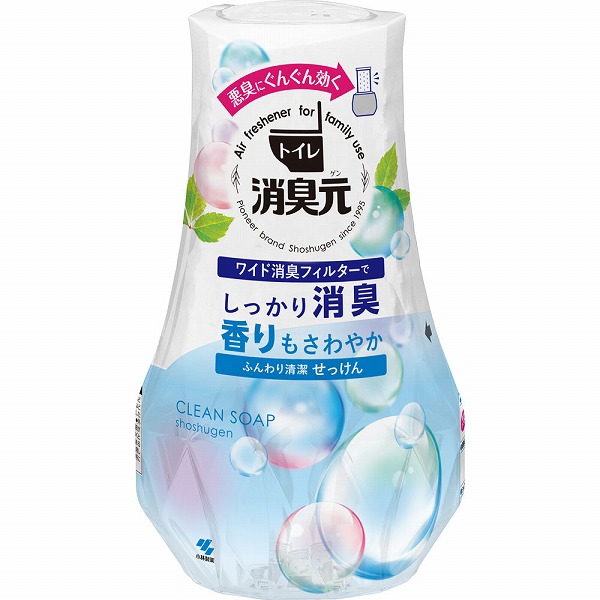トイレの消臭元 ふんわり清潔せっけん 400mL