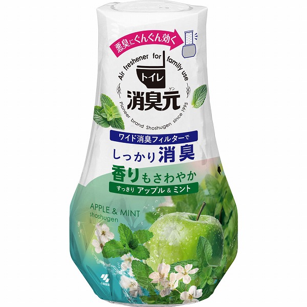 トイレの消臭元 すっきりアップル＆ミント 400mL