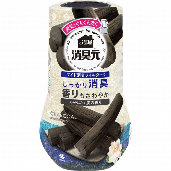 お部屋の消臭元 心がなごむ炭の香り 400mL