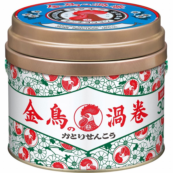 金鳥の渦巻Ｖ（缶） 30巻【防除用医薬部外品】