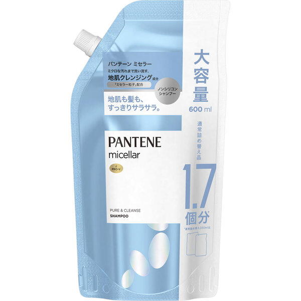 パンテーン ミセラー ピュア＆クレンズ シャンプー 詰替特大 600mL