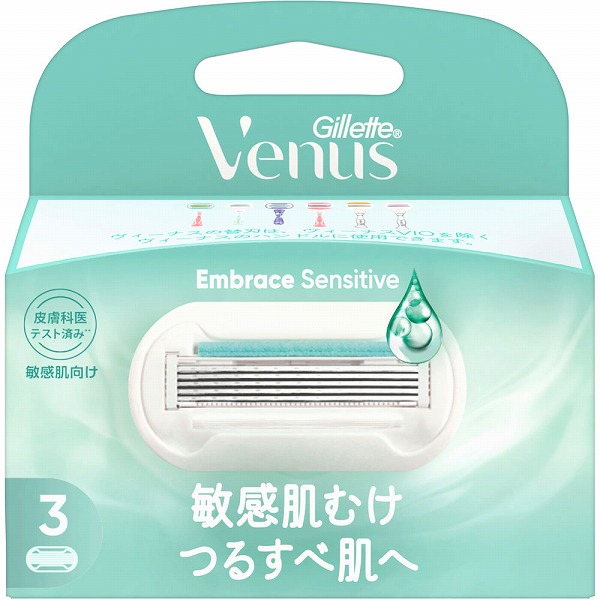 ジレット ヴィーナス 敏感肌むけ 替刃3B (3個)