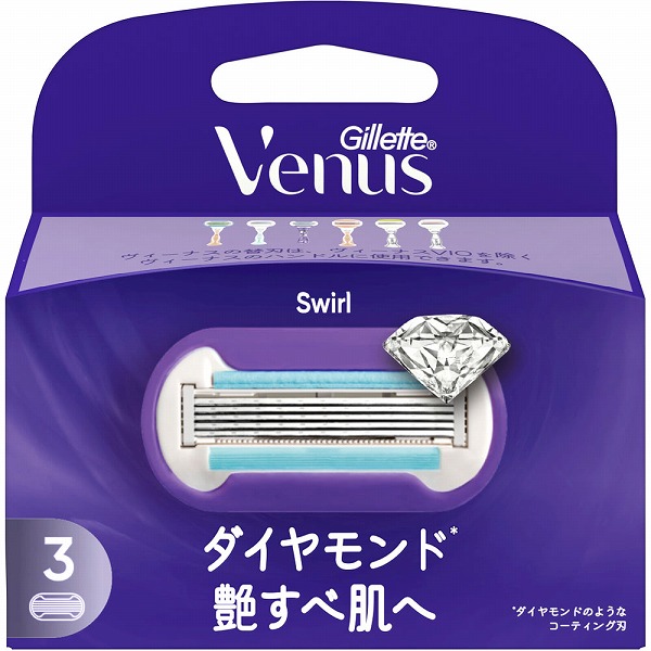 ジレット ヴィーナス 艶すべ肌 替刃3B (3個)