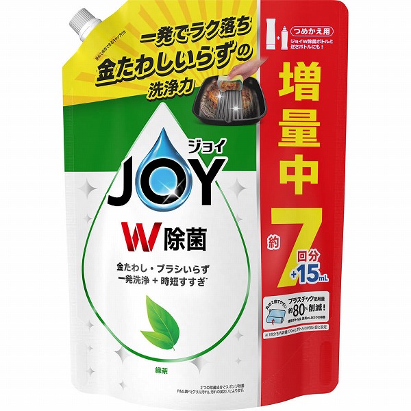 除菌ジョイコンパクト 緑茶の香り 超特大 増量 940mL