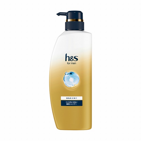 h&s for men ゴールド2in1シャンプーポンプ 350ml【医薬部外品】