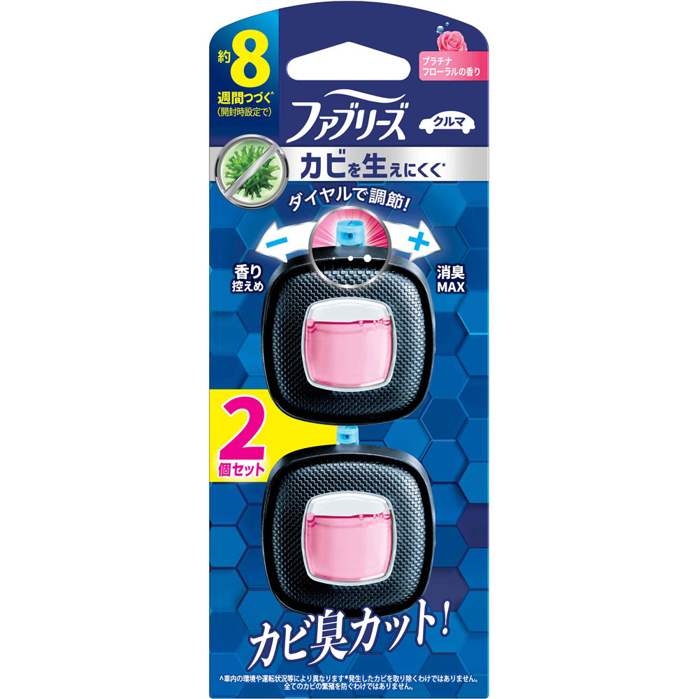 ファブリーズイージークリップ 防カビエキスパート プラチナフローラルパック 2.5mL×2個