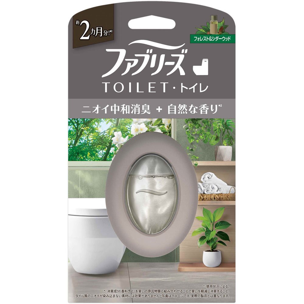 ファブリーズトイレ用消臭剤 プレミアムシリーズ消臭＋自然な香り フォレスト＆シダーウッド 6.3mL