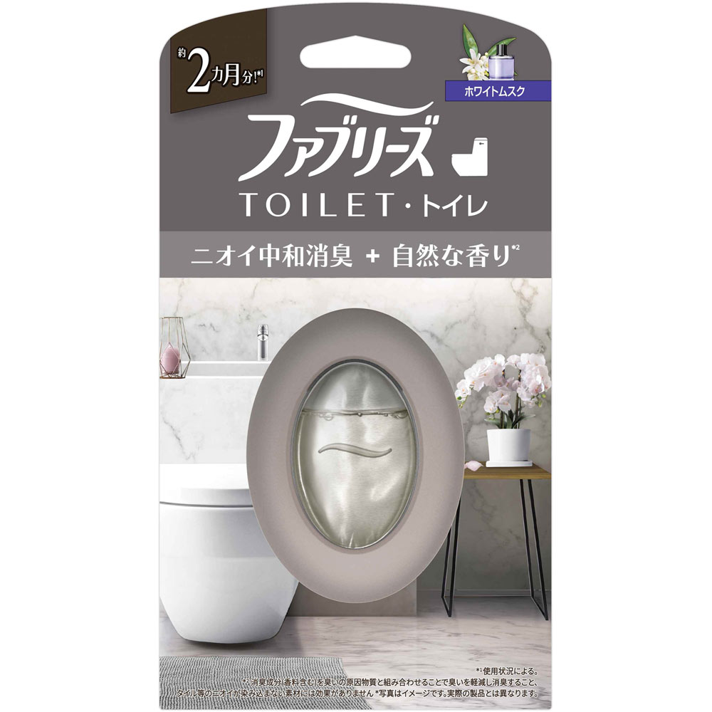 ファブリーズトイレ用消臭剤 プレミアムシリーズ消臭＋自然な香り ホワイトムスク 6.3mL