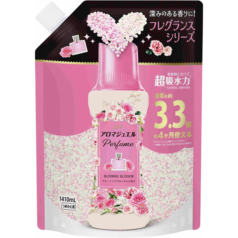 レノアアロマジュエル ブルーミングブロッサムの香りつめかえ用超特大サイズ 1410mL×5個 (1ケース)
