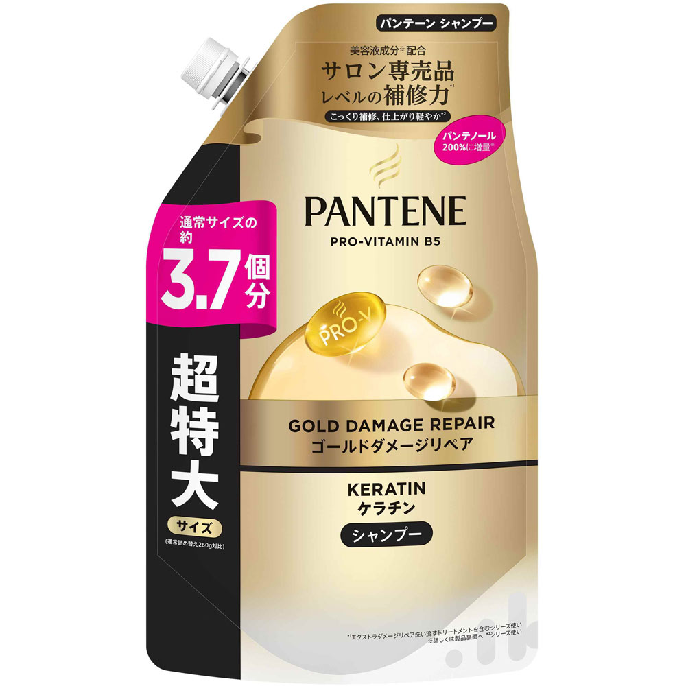 パンテーン ゴールドダメージリペア シャンプー つめかえ超特大 950g