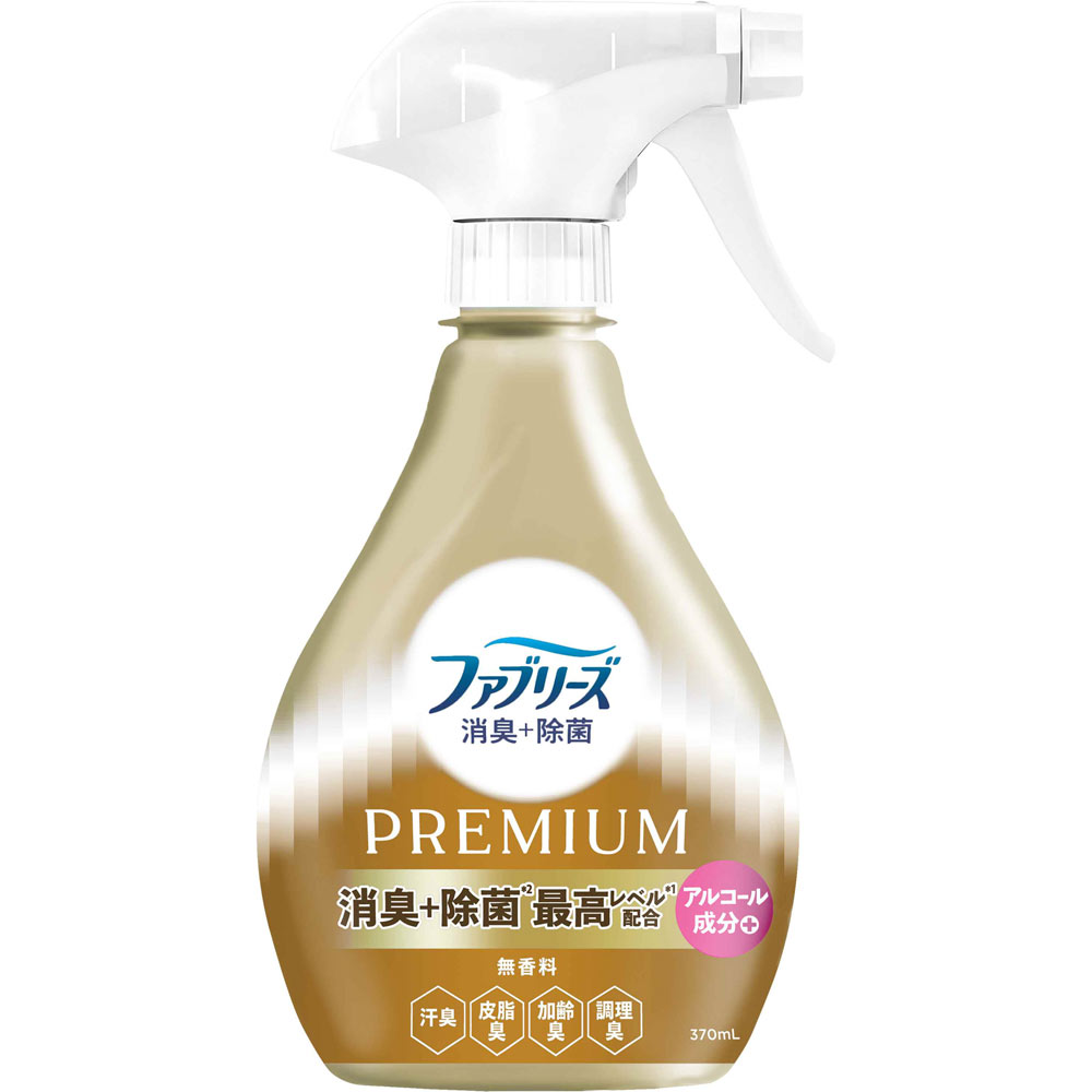 ファブリーズ 除菌消臭プレミアム 無香料 本体 370mL×1個