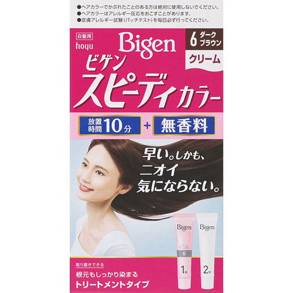 ビゲン スピーディカラー クリーム （6 ダークブラウン）1個【医薬部外品】