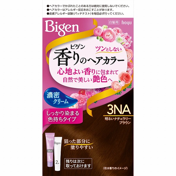 ビゲン 香りのヘアカラー クリーム 3NA 明るいナチュラリーブラウン【医薬部外品】