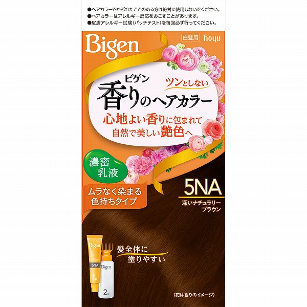 ビゲン 香りのヘアカラー 乳液 5NA 深いナチュラリーブラウン【医薬部外品】