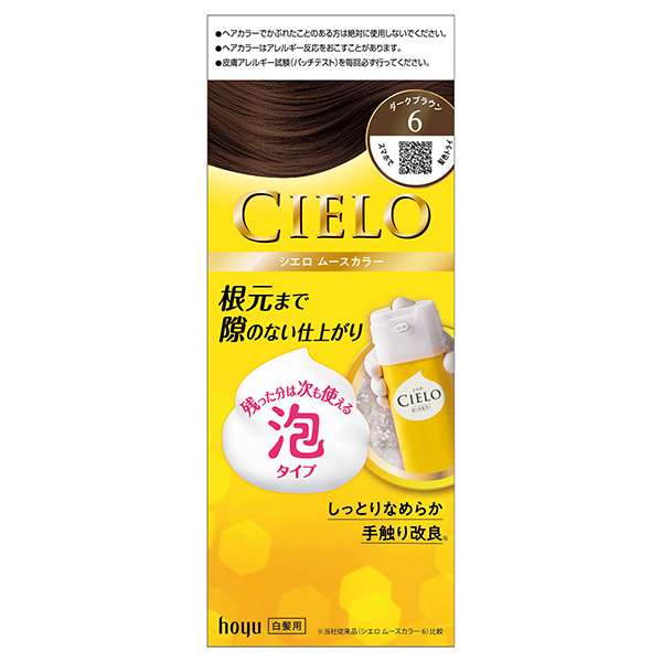 シエロ ムースカラー （6 ダークブラウン） 1個【医薬部外品】