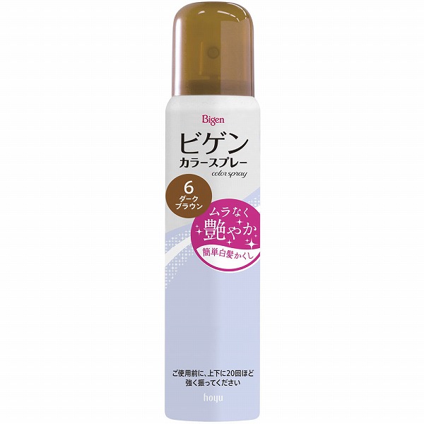 ビゲン カラースプレー 6 ダークブラウン 82g