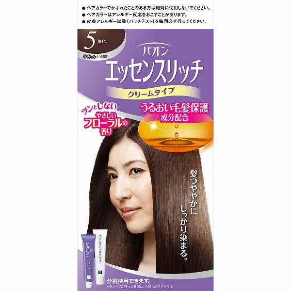 パオン エッセンスリッチ クリームタイプ 5 栗色【医薬部外品】