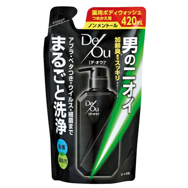 デ・オウ 薬用クレンジングウォッシュ ノンメントール つめかえ用 420ml（医薬部外品）