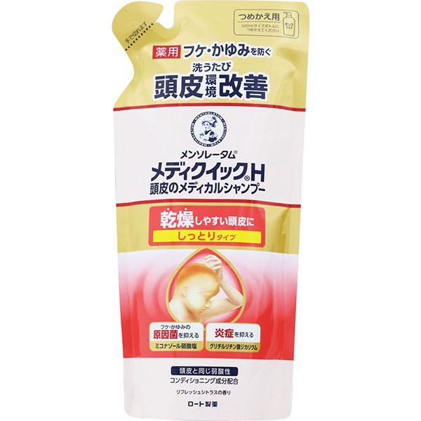 メディクイックＨ 頭皮のメディカルシャンプー しっとり つめかえ用(280mL)【医薬部外品】