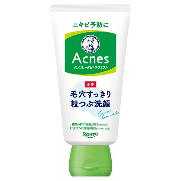 メンソレータム アクネス 薬用 毛穴すっきり粒つぶ洗顔  130g【医薬部外品】