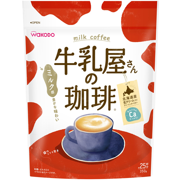和光堂 牛乳屋さんの珈琲 350g×12個入り (1ケース)