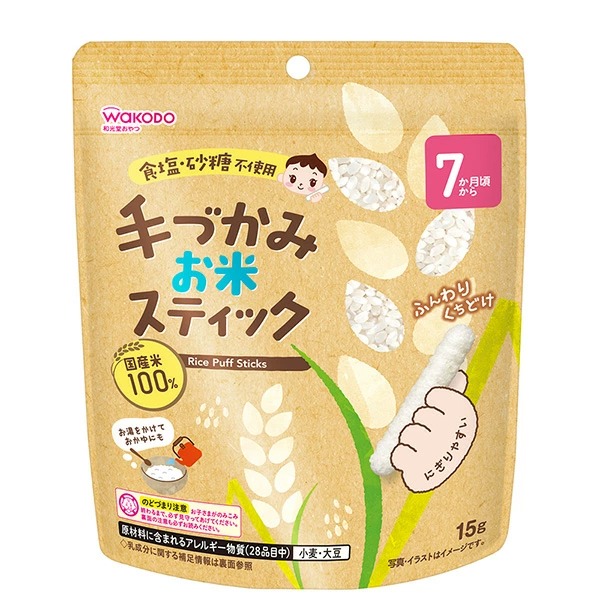 手づかみお米スティック 15g×12袋入り (1ケース)